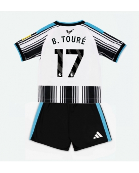 Newcastle United Bazoumana Toure #17 Maglia Gara Casa Repliche 2026-27 Bambino Maniche Corte Newcastle United Bazoumana Toure #17 Maglia Gara Casa Repliche 2026-27 Bambino Maniche Corte